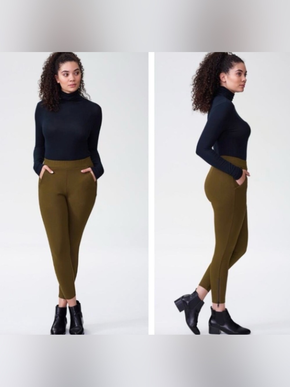 Universal Standard Moto Ponte Ankle Pant
